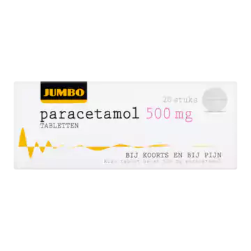 Jumbo Paracetamol Tabletten 500 mg 20 Stuks Jumbo Paracetamol Tabletten 500 mg 20 Stuks