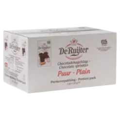 De Ruijter Chocoladehagelslag Puur Portieverpakking