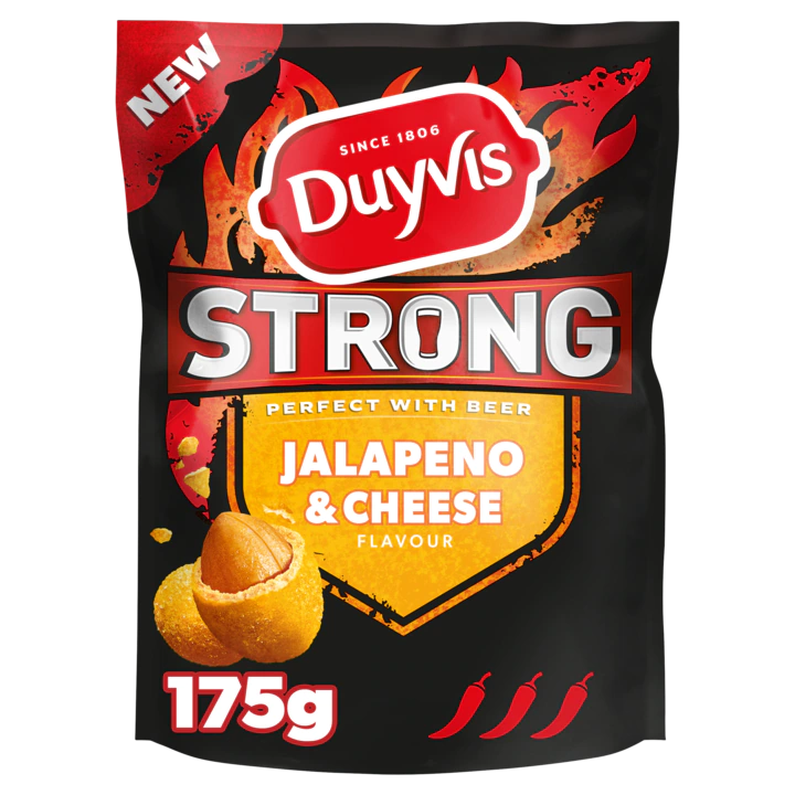 Duyvis starke Jalapeno und Käsenüsse