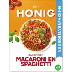 Honig Mix voor Macaroni en Spaghetti Dubbelpak