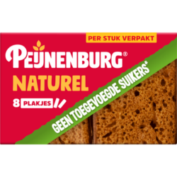 Peijnenburg gingerbread natural no sugar packed per piece