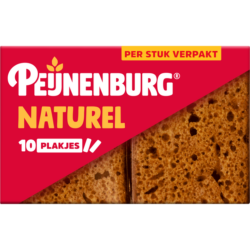 Peijnenburg ontbijtkoek naturel per stuk verpakt