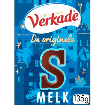 Verkade chocolate letter milk