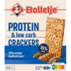 Scoop of Protein and Low Carb Crackers