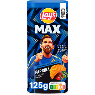 Lay'S Max Gerippte Chips Paprika-Snackbox Lay's Max gerippte Chips Paprika-Snackbox