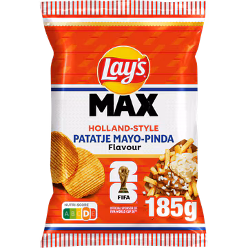 Lay'S Max Gerippte Chips Pommes Mayonnaise-Erdnuss Lay's Max gerippte Chips Pommes Mayonnaise-Erdnuss