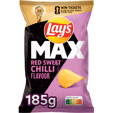 Lay's Max Ribbed Chips Red Sweet Chilli